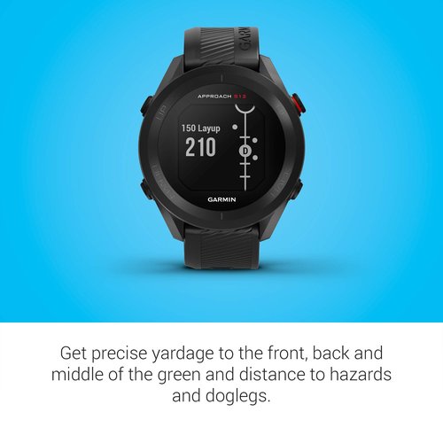 Garmin Approach S12, Easy-to-Use GPS Golf Watch, 42k+ Preloaded Courses, Black, 010-02472-00