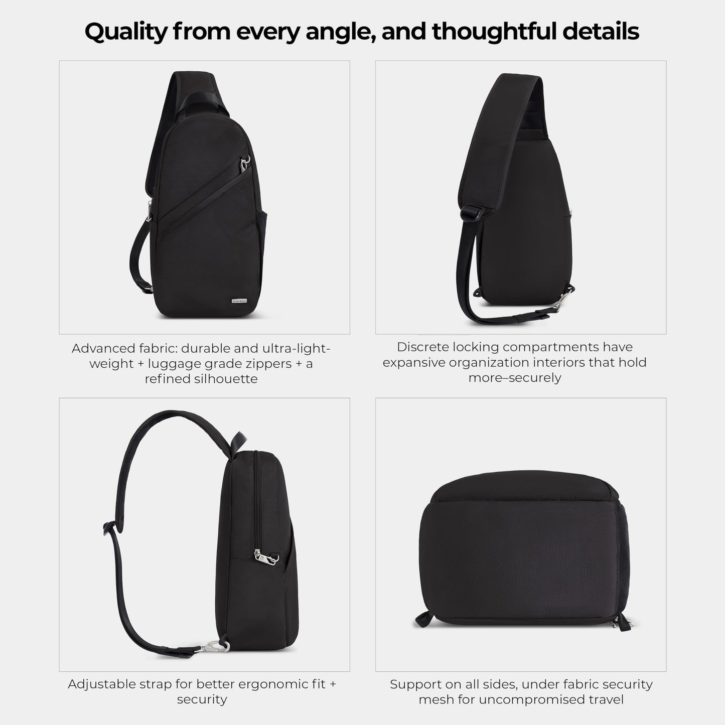 Travelon Anti-Theft Classic Sling Bag