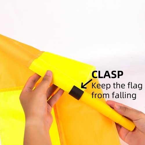 5FT Corner Flags for Soccer Field Set of 4 with Round Rubber Bases & Storage Bag, Adjustable Speed and Agility Training Equipment/Poles