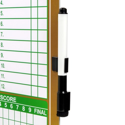 Cannon Sports Dry Erase Coaches Board with Marker - Double-Sided Dry Erase Coaching Board for Baseball, Basketball, Football, Soccer, and Hockey - Perfect for Practices and Games (Baseball)