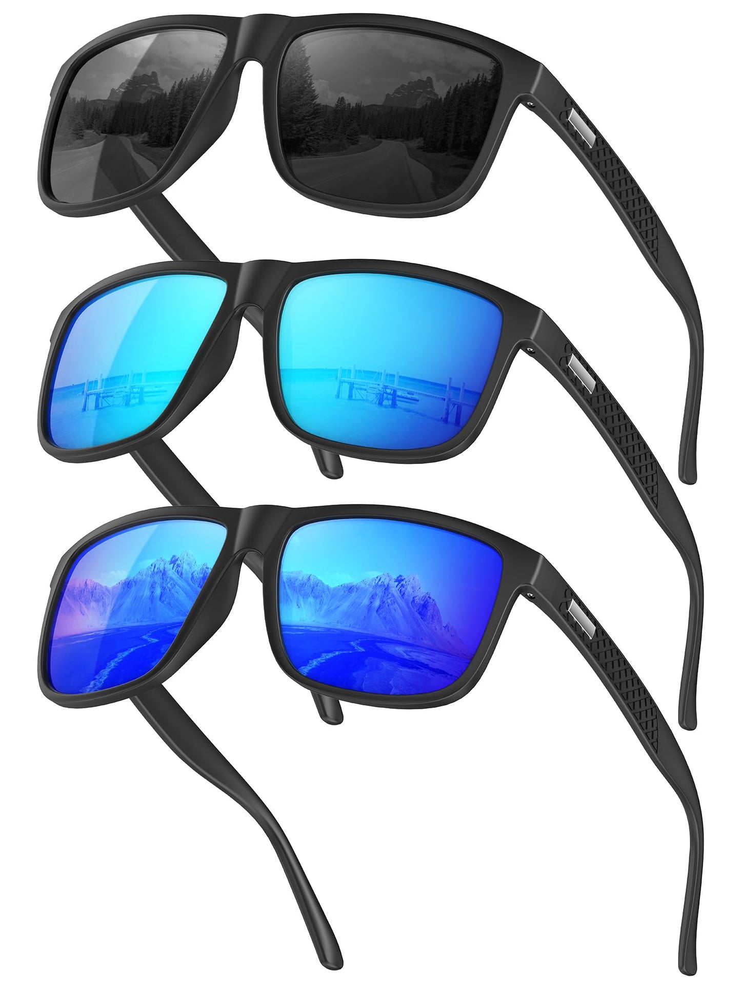 CIFOYA Sunglasses-Men Polarized Mens Sunglasses: Classic Women Sun Glasses UV Protection for Fishing Driving Golf