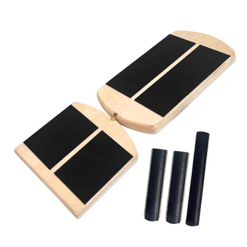 kowaku Single Leg Balancing Board Board Board Ankle Stabilizer Balance Training Platform Foot Strengthening Wood Training Tool Tool