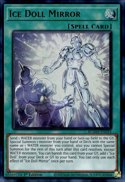 Ice Doll Mirror - BLMM-EN033 - Ultra Rare - 1st Edition