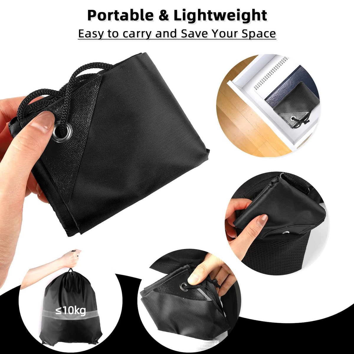 GoodtoU Drawstring Backpack Bags 12 Pcs Reflective Drawstring Backpack Cinch Bag Gym Drawstring Bags Bulk