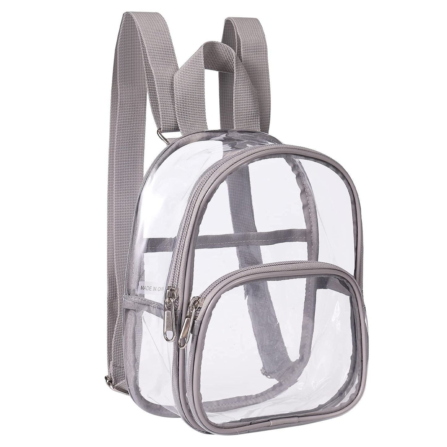 USPECLARE Clear Mini Backpack Stadium Approved for Little Boys & Girls, Transparent Backpack for Concert, Festival, Sport Events