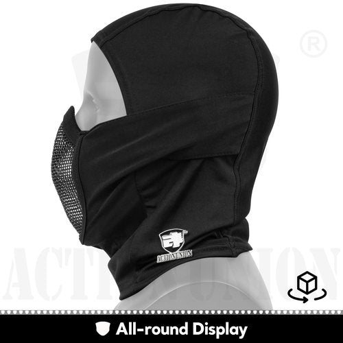 ACTIONUNION Tactical Airsoft Balaclava Mesh Mask Set (Tan)