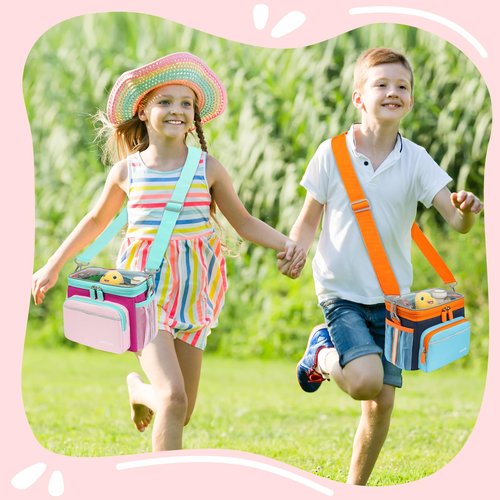 Kids Bike Basket, Front Frame Handlebar Bag for Toddler Scooter Tricycle Bicycle, Cute Small Fabric Bicycle Basket for Boys & Girls, Pink