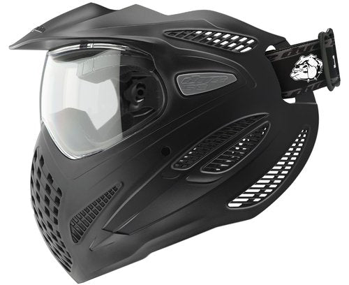 Maddog Dye SE Special Edition Paintball Mask Goggle System | Replaceable SLS Thermal Dual-Pane Anti Fog Lens | Adjustable Full-Face Safety Certified Protection - Black with Clear Lens