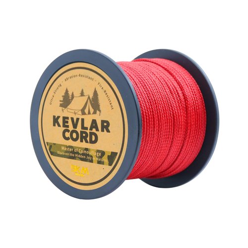 9KM DWLIFE Red Kevlar Cord – Ultra-Strong, Lightweight & Abrasion-Proof Survival Rope for Camping, Tactical Gear, Hammock Ridgeline, Trip Wire