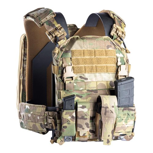 HRT Laser Cut MOLLE Placard - Coyote Brown