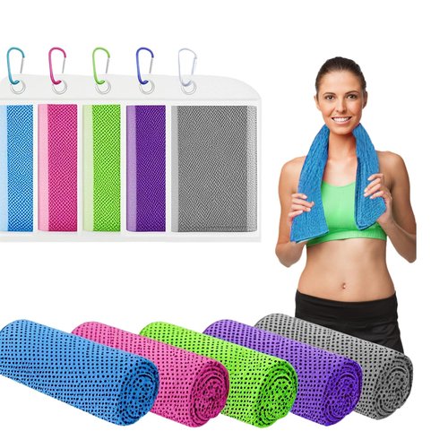 TIANMENSHAN Cooling Towels for Neck, 5 Pack Sweat Towel, （40" X 12"） Gym Towels for Men and Women, Hot Yoga Towels, Cooling Towel for Running Sport Golf