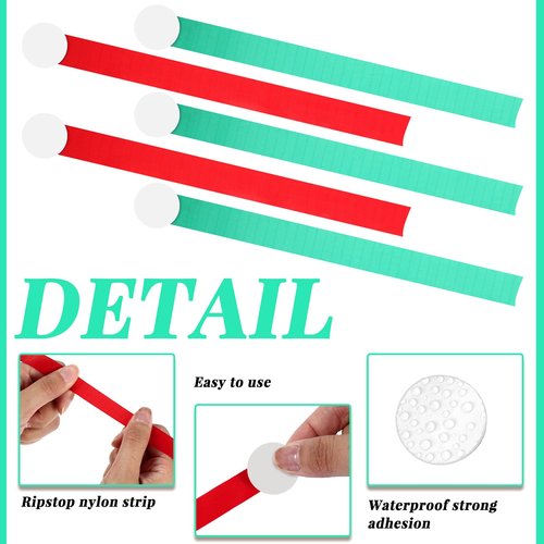 4 Sets Nylon Air Flow Tels Flow Rope with 7 Sheets Adhesive Discs Sailboat Wind Direction Indicators for Sail