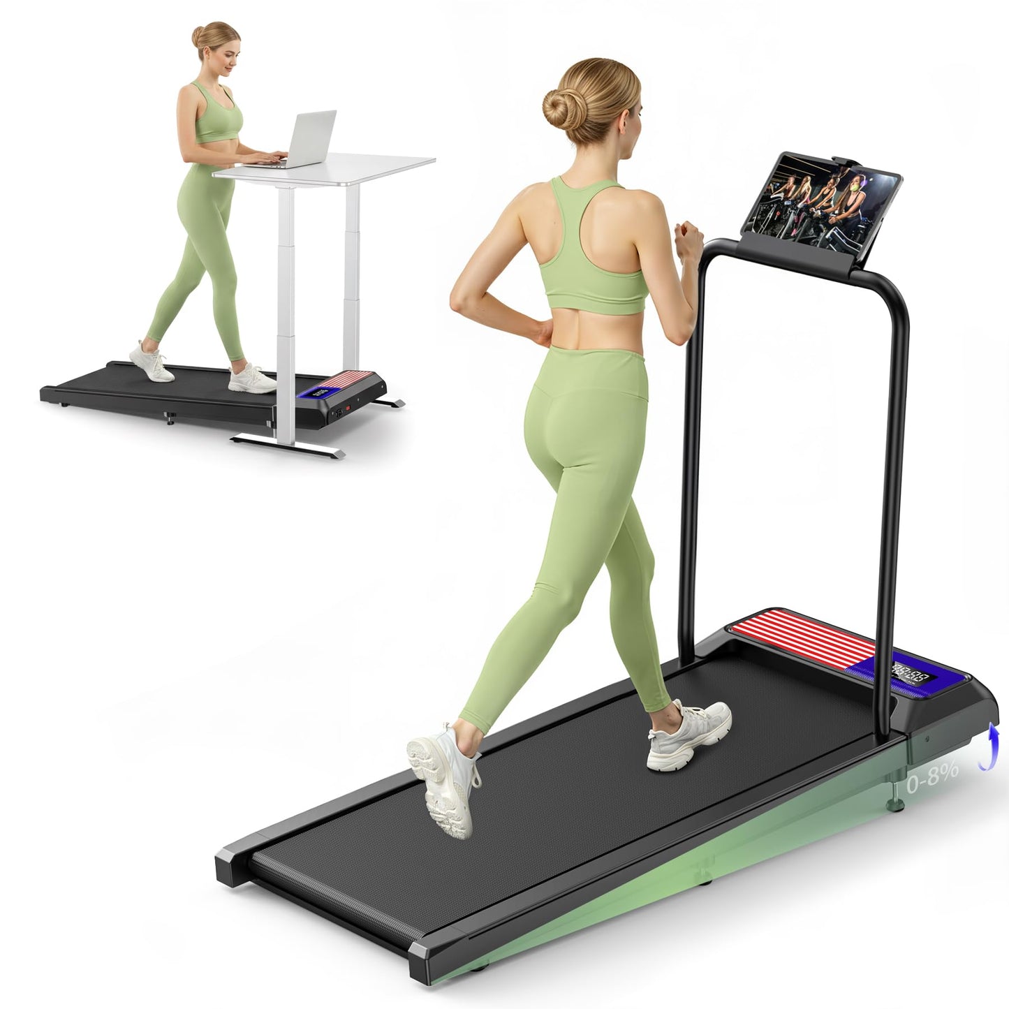 Walking Treadmill Pad (Red)