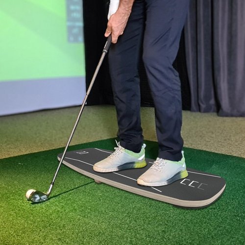 Swing Trainer Pressure Plate,Golf Balance Board With Power Wedge And Improve Weight Shift,Balance And Accuracy,Golf Swing Plate Training Equipment,Control ??Teaching Tool For Chipping Hitting