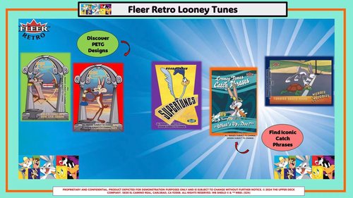 Fleer Retro Looney Tunes 5-Pack Blaster Trading Card Box (Upper Deck 2024)