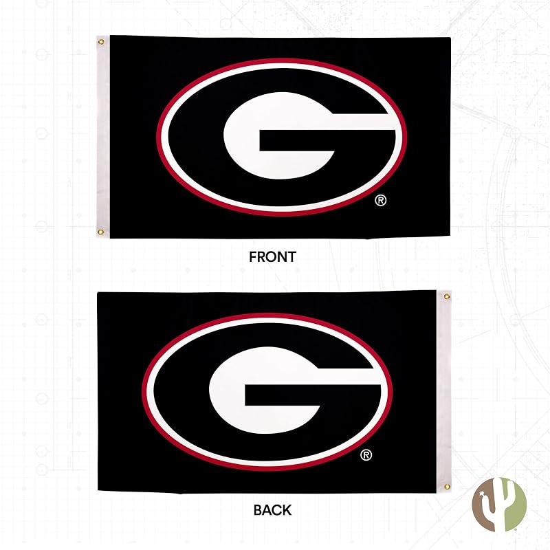 Georgia Bulldogs Flag 3x5 ft - Double-Sided Officially Licensed Outdoor Banner