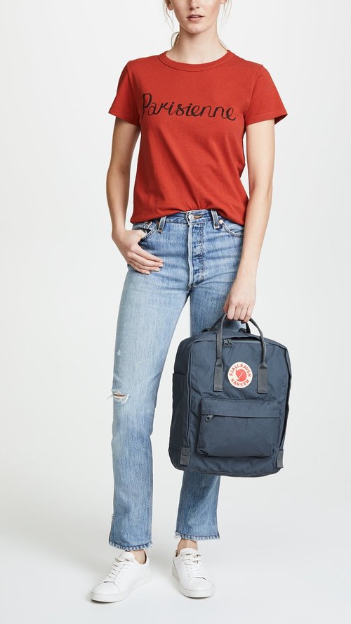 Fjallraven Women's Kanken Backpack, Graphite, Grey, Blue, One Size