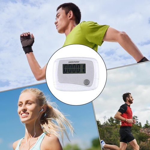 Accurate Easy to Set Up Portable Step Counter - 3D Pedometer | Simple Step Counter, Simple Step Counter for Running, Swimming for ROutdoor Hiking Adventures Sports Senior Indoor Running Workouts