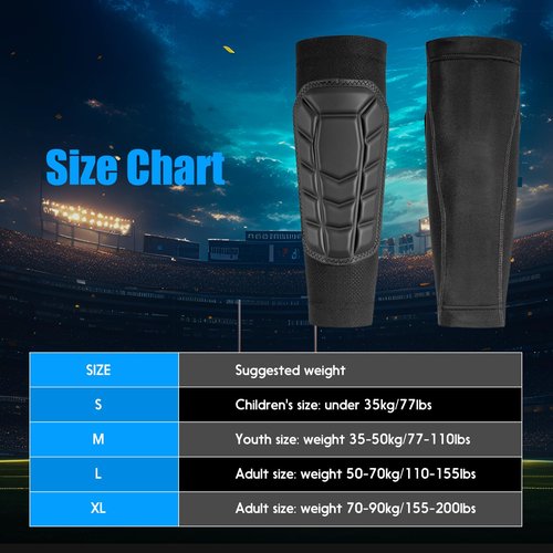 Aegicormy Professional Grade Protective Sleeve Soccer shin Guards, breathableand Comfortable, and are Protective Gear for Kids, Teens and Adults (B- Black, M-Youth Size: Weight 35-50kg/77-110lbs)