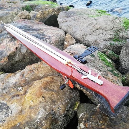 S*MART EGE Chrome Trigger Mechanism for Wooden Spearguns, 551 lb Pull Force, Stainless Steel Construction with Hardware Kit, Reverse Mechanism, Wooden Speargun Trigger