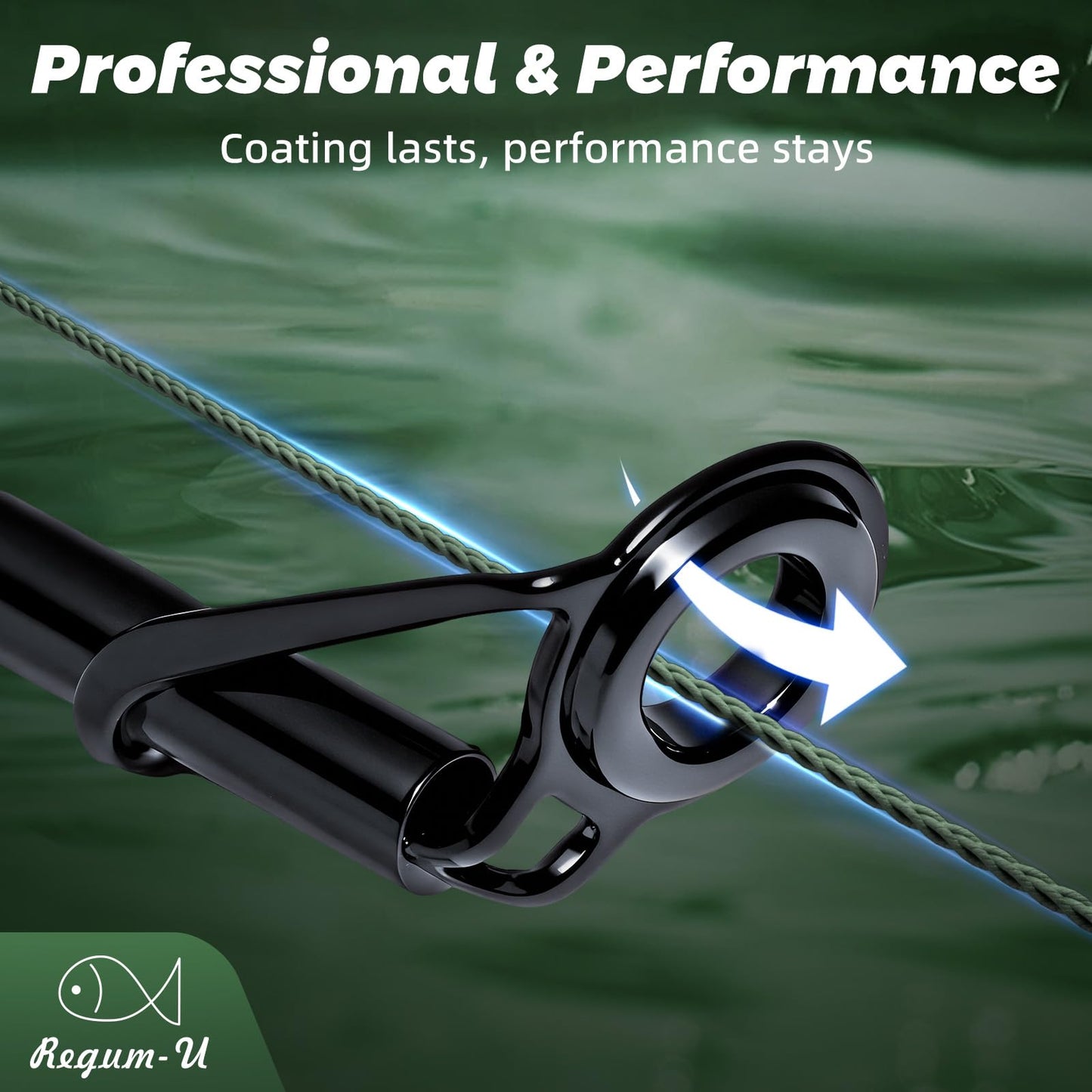 GumMAX 8X Stealth Braided Fishing Line 545 Yards / 80 LB Abrasion Resistant Superline Zero Stretch & Smaller Diameter Confuse & Catch Big Fish Better in Saltwater & Freshwater (Blackish Green)
