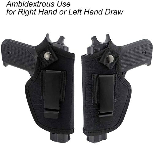 Concealed Carry Holster Metal Clip IWB OWB Holster Waistband Airsoft Pistol Handguns Holster for Right Left Hand Draw (Tan)