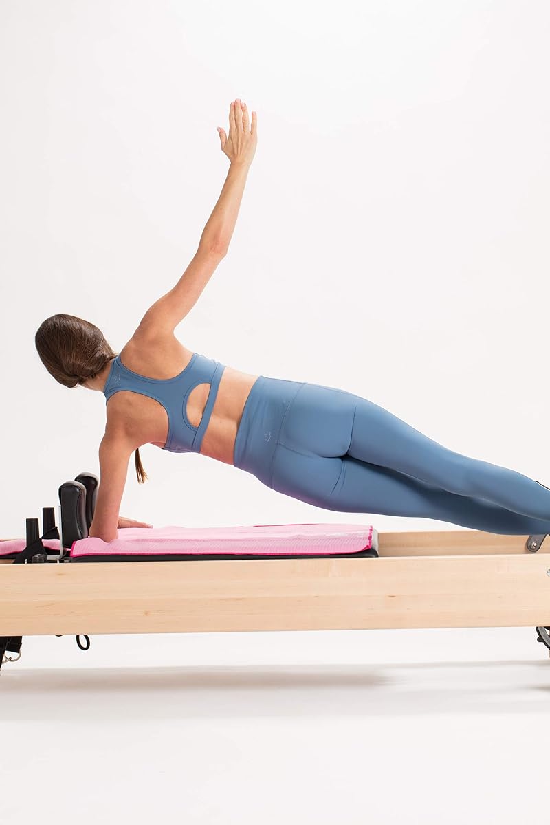 Pink Salt & Honey Non-Slip Pilates Reformer Mat Towel - 30.5 x 23 in