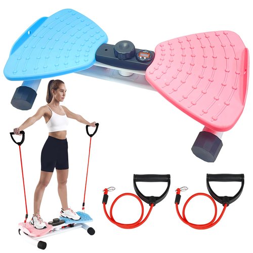 KIMPOK Waist Twisting Machine, Ab Twister Board for Exercise with 300lbs, Waist Twister for Women & Men Belly Fat, Home Noiseless Abs Waist Training Exercise Equipment