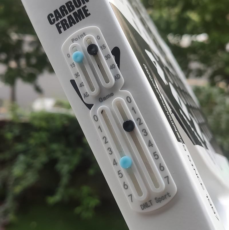 Score Keeper for Tennis Racket & Padel – Lightweight, Adhesive Tennis Score