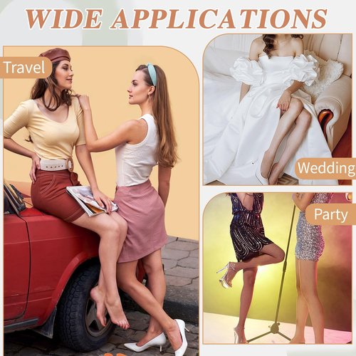 Huaerle 50 Pcs Thigh Lift Tape Instalift Tape for Legs Invisible Patch Elastic Anti Chafing Tape for Inner Thigh Sagging Loose Skin Flat Stomach Back Fat Belly, 4.7 x 4.7inch