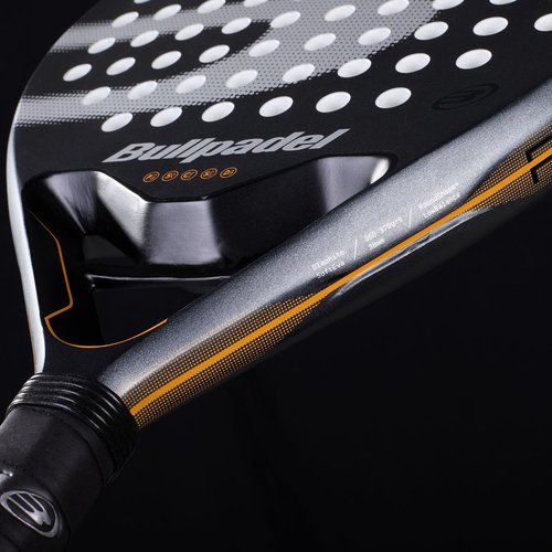 BULLPADEL Padel Racket BP10 EVO 2025 | Round Shape Pala Padel for Advanced Players | Polyglass Fiberglass & SoftEva Core | CarbonTube Frame & STReinforce System | Lightweight Control with Power