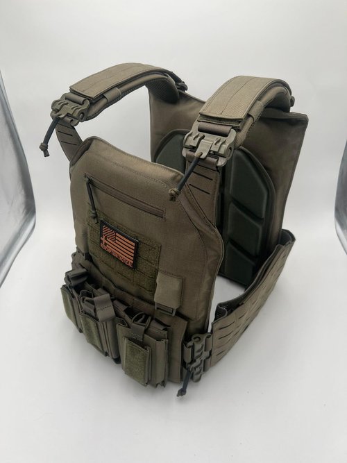 Crusader 3.0 XL Extra Large Tactical Quick Release Airsoft Vest Ranger Green