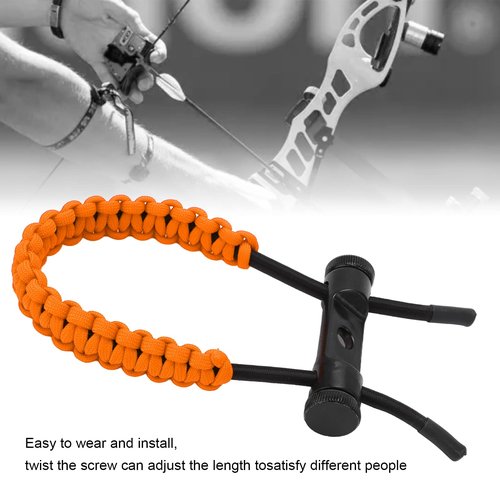 Fydun Wrist Sling Wrist Strap Cord Rope Adjustable for Training ExercisingPurple Applied Family (Orange)
