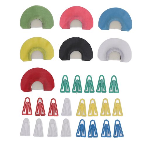 Drfeify Turkey Reed Simulated Sound Mouth Call, Animal Lure Constructed with Iron, Cloth, and Plastic