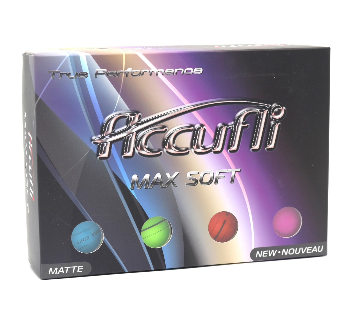 ACCUFLI Max Soft Matte Golf Balls