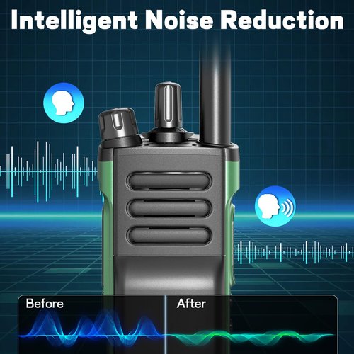 BAOFENG UV-32 Ham Radio Long Range 10W Rechargeable Walkie Talkies UV32 5RM K5 Handheld Two Way Radio NOAA Weather Radio with GPS,APP Programming,Copy Frequency,USB-C Charging for Survival Gear