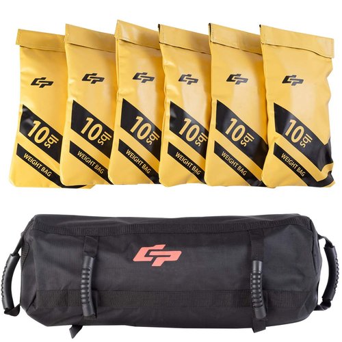 GOFLAME Workout Sandbag for Fitness 10 to 60 Lbs Heavy Duty Filler Bag,Exercise Sandbags,Military Sandbags,Training Weight Bags