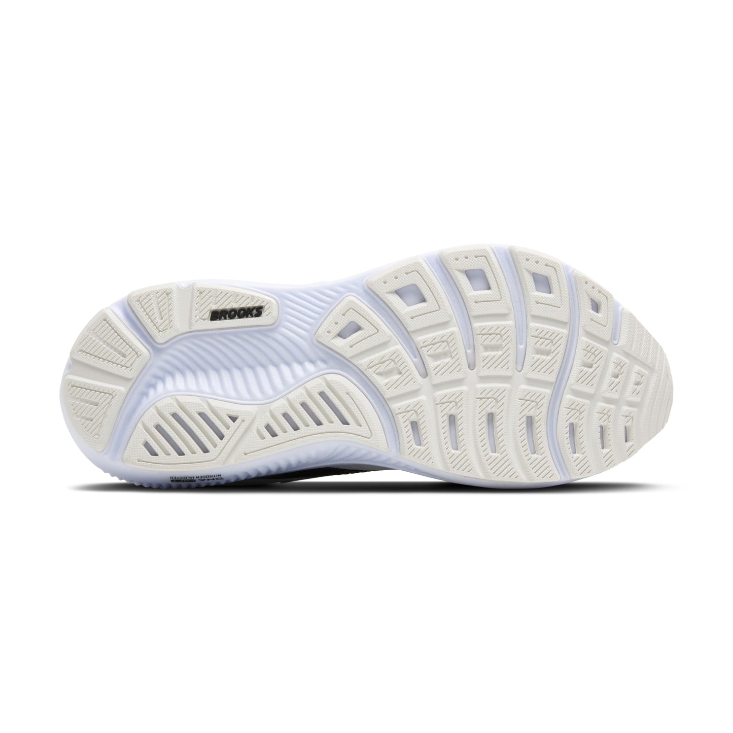 Brooks Women’s Ghost 17 Neutral Running Shoe - White/Black/Rose Gold - 9.5 Wide