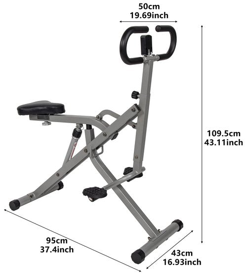 Fitvids Rower-Ride Exercise Trainer for Total Body Workout