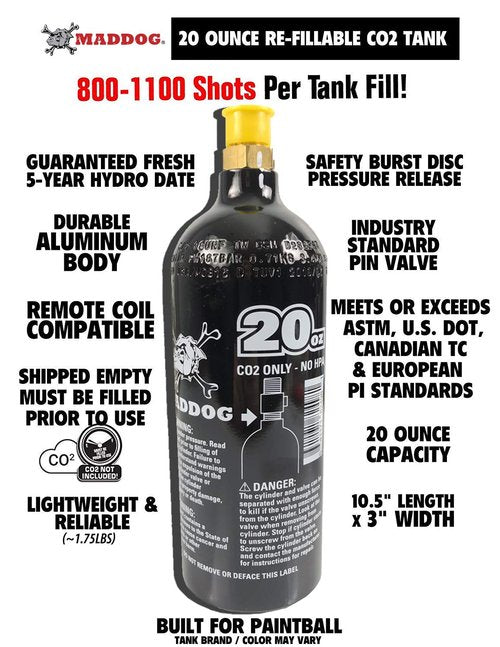 Maddog Tippmann Stormer Basic Silver Paintball Gun Marker Starter Package - Black