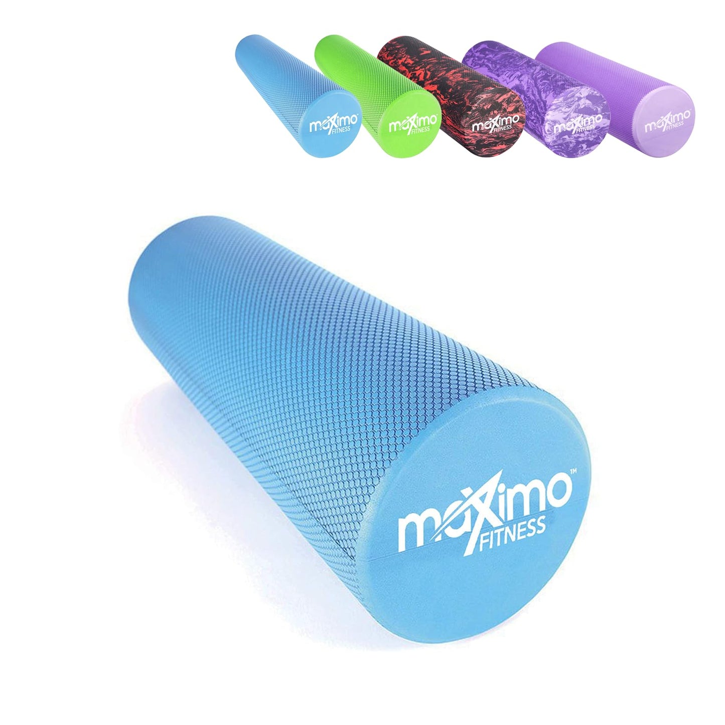 Maximo Fitness Foam Roller - High Density Exercise Roller for Trigger Point Self Massage, Muscle and Back Roller for Fitness, Physical Therapy, Yoga and Pilates, Gym Equipment