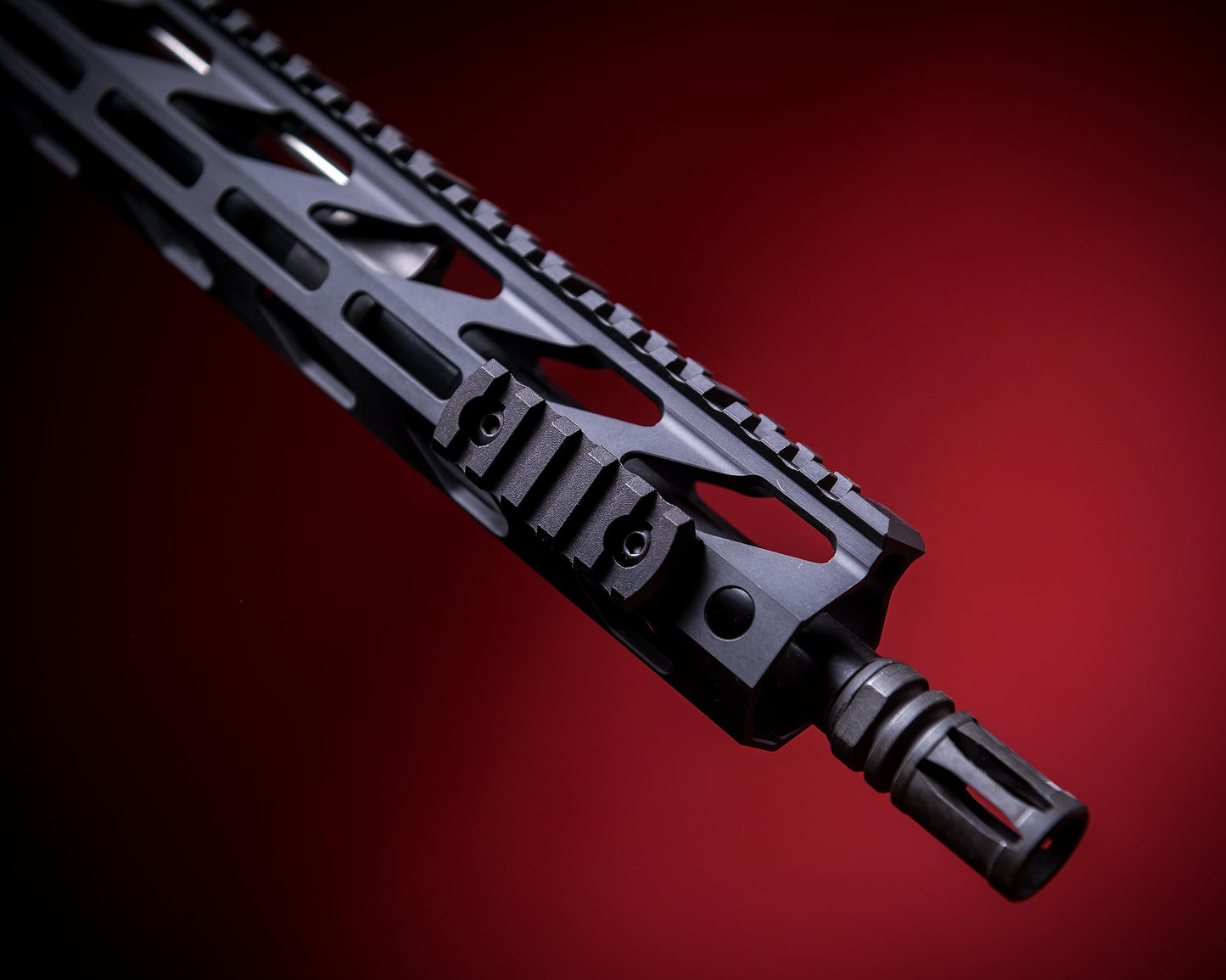STNGR USA 5-Slot M-LOK Aluminum Picatinny Rail Section Accessory - Proudly Made in USA - Includes 2 T-Nuts & 2 Screws