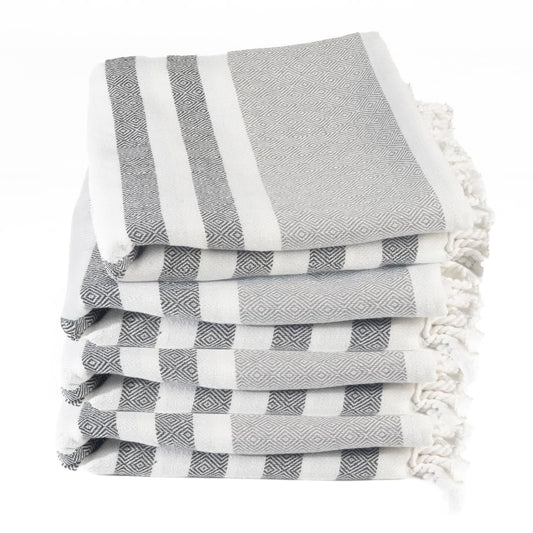 9Threads Cotton Turkish Beach Towel with Towels Oversized 36"x72" Pool Absorbent Extra Large Quick Dry Sand Travel Towel (Mélange Drift, 4 Pack)