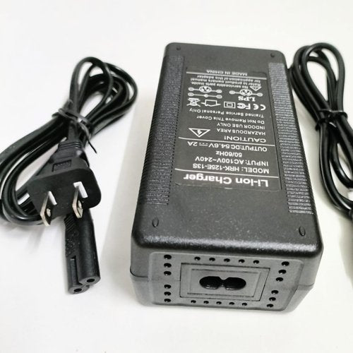 [Verified Fit] 48V Charger (54.6V 2A max) for Rad Power, Himiway Cruiser, Lectric XP, Aventon Pace 500/ Level, Jasion eb7, Hiboy Titan/Titan Pro, Ecotric Seagull, VIVI/Ancheer 48 Volt, Boosted B0ard