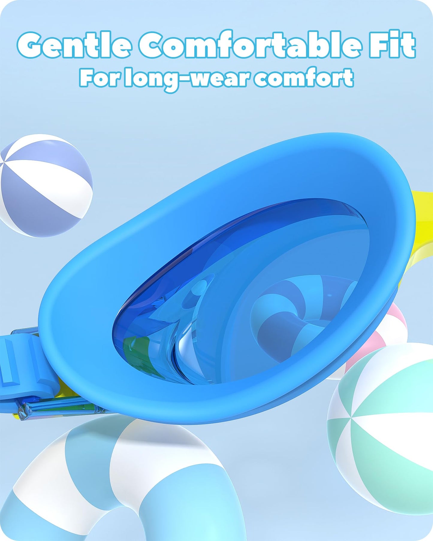 findway Kids Swim Goggles, Kids Swimming Goggles Anti-fog No Leaking Girls Boys for Age 3-12