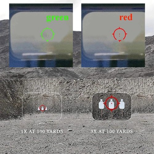 Arc De TP 558 G43 Holographic Reflex Sight Scope with G43 3X Magnifier Combo Built-in Flip QD Mount, Red & Green Dot