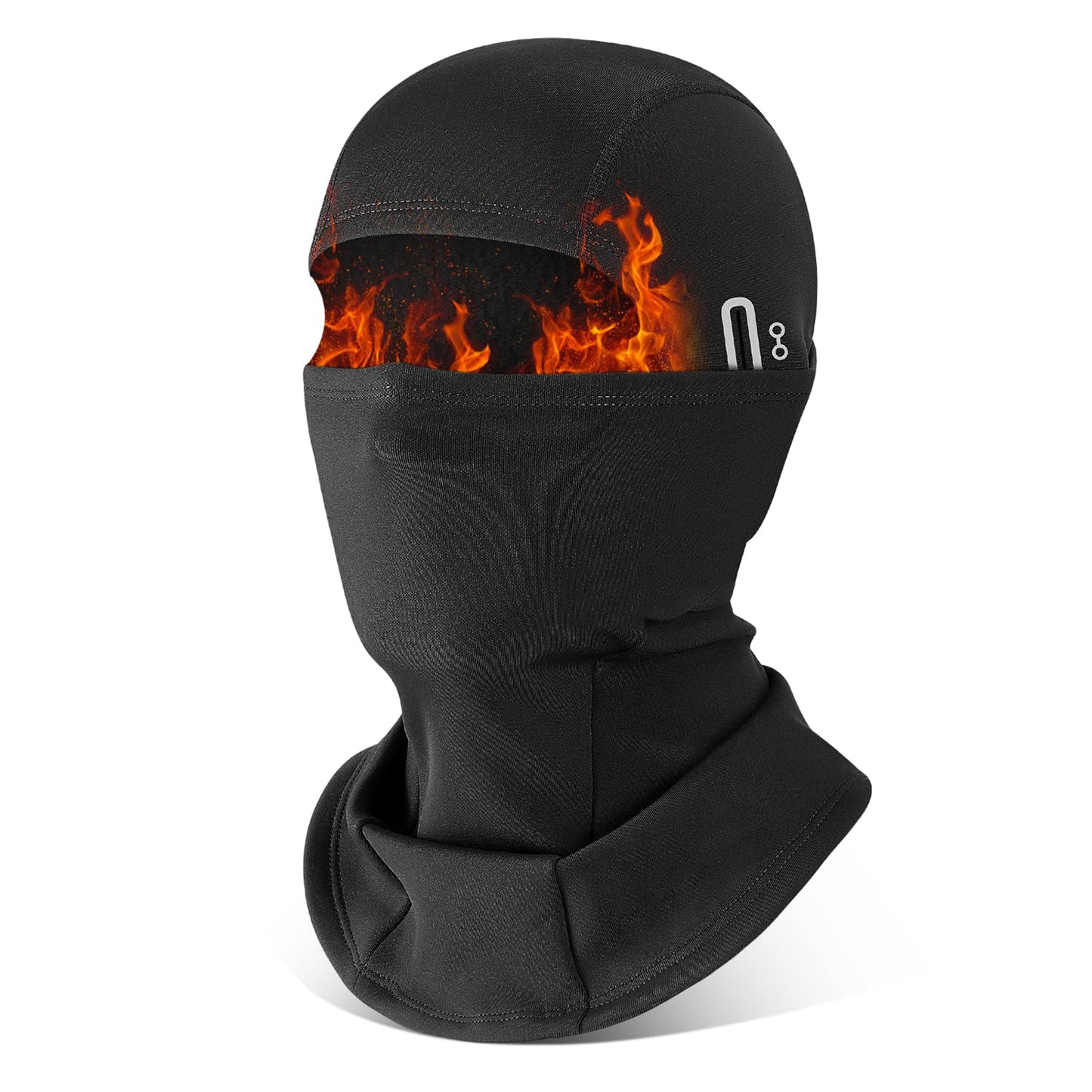 KGC Winter Balaclava for Men and Women, Windproof Ski Mask, Thermal Cold Weather, Winter Face Mask for Skiing, Bicycle Helmet, black, One Size
