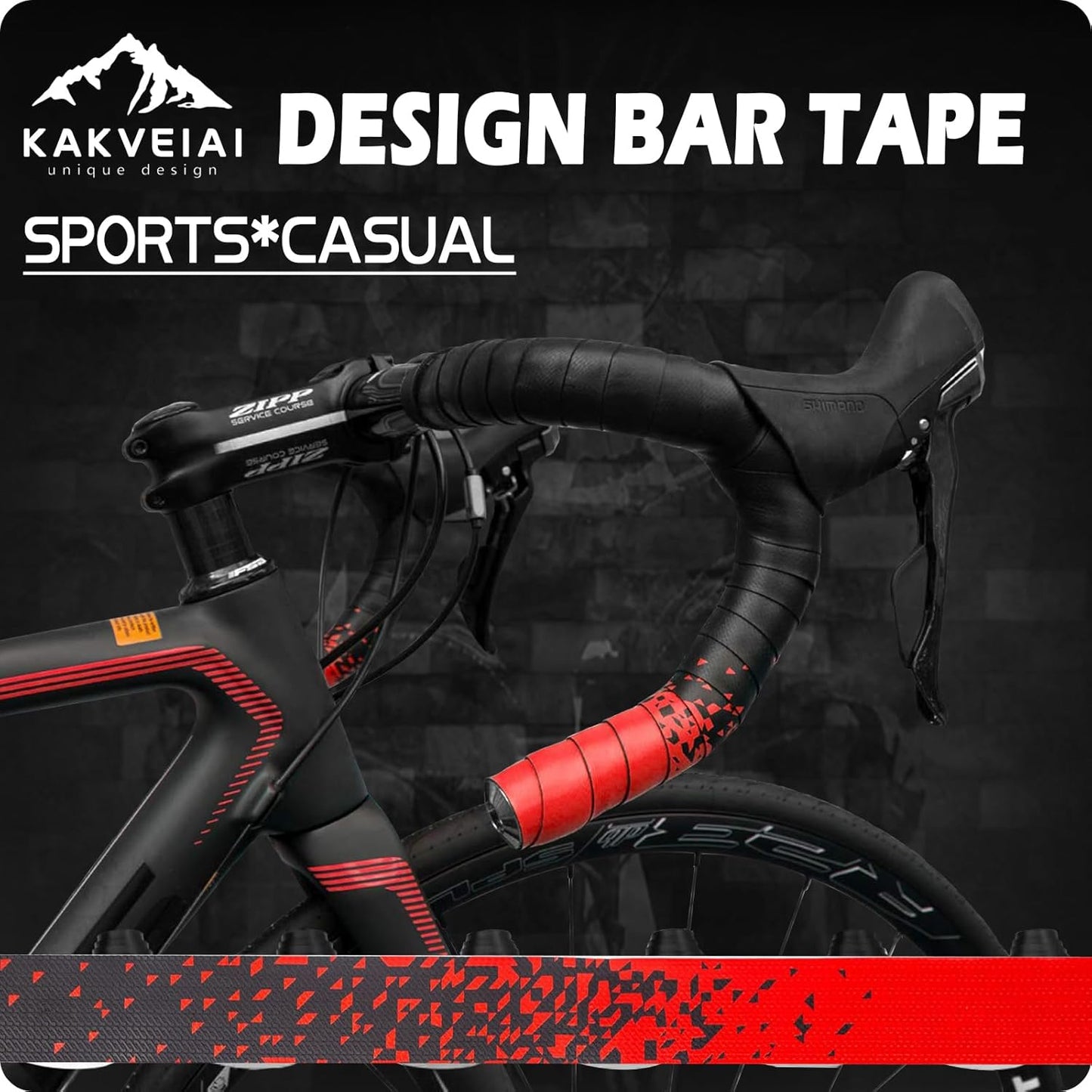 2pcs Bicycle Bar Tape, Bike Handlebar Tape, Road Bicycle Handlebar Tape, Cycling Grip Tape, with 4pcs Handlebar End Plugs, Soft Comfortable, Wear Resistant, Black