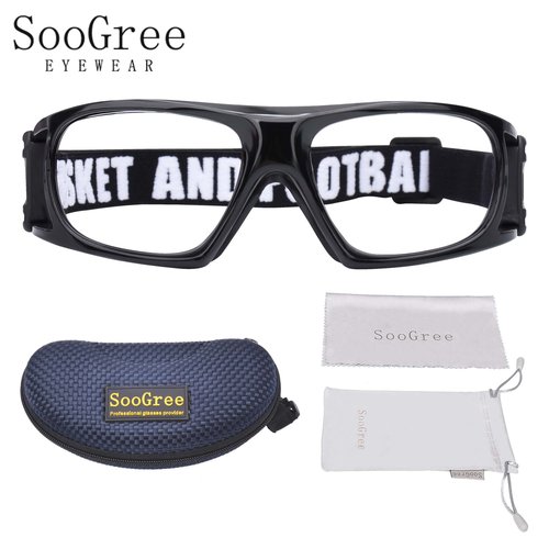 SooGree Sport Glasses Goggles for Men Women Basketball Football Sport Goggles Anti Fog Shock Collision Wearable Safety Goggles