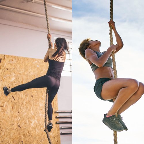 LTTGX Gym Climbing Rope for Strength Training & Fitness Workout - 10ft Exercise Rope for Climbing Training Home Gym